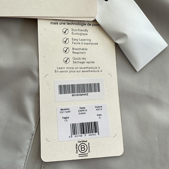 NWT Save the Duck rain jacket or wind breaker - Picture 7 of 13